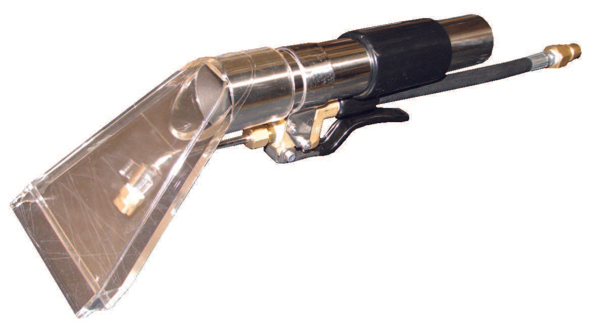 UPHOLSTERY TOOL Stainless Steel with CLEAR HEAD - 4" with External Jet