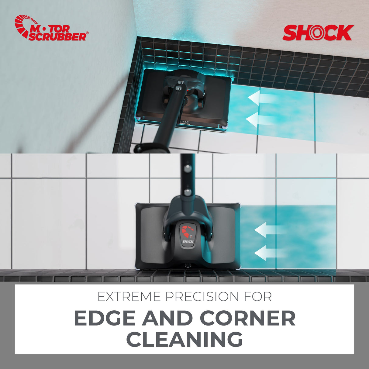 MotorScrubber SHOCK Starter Kit - Compact Oscillating Floor Scrubber