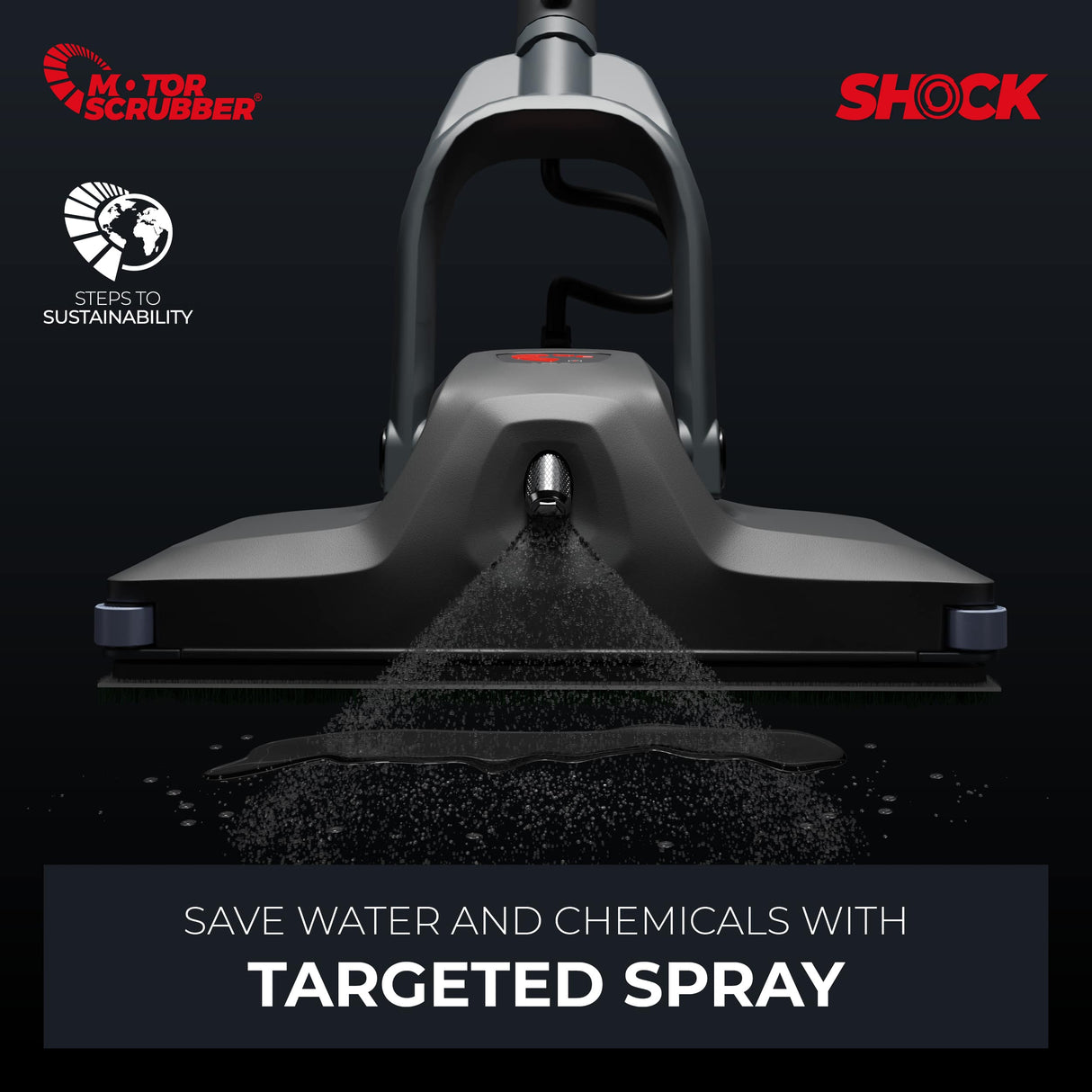 MotorScrubber SHOCK Starter Kit - Compact Oscillating Floor Scrubber