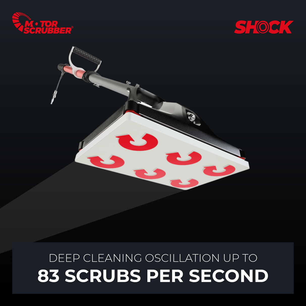 MotorScrubber SHOCK Starter Kit - Compact Oscillating Floor Scrubber