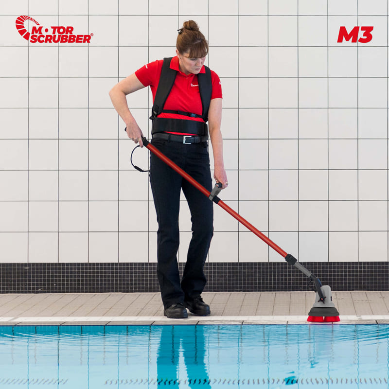 Motorscrubber M3M - Starter Kit with Medium Handle