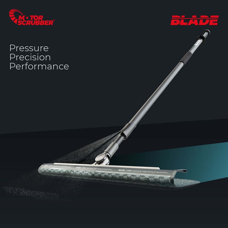 MotorScrubber Blade Spray Mop with Frame & Injection Handle