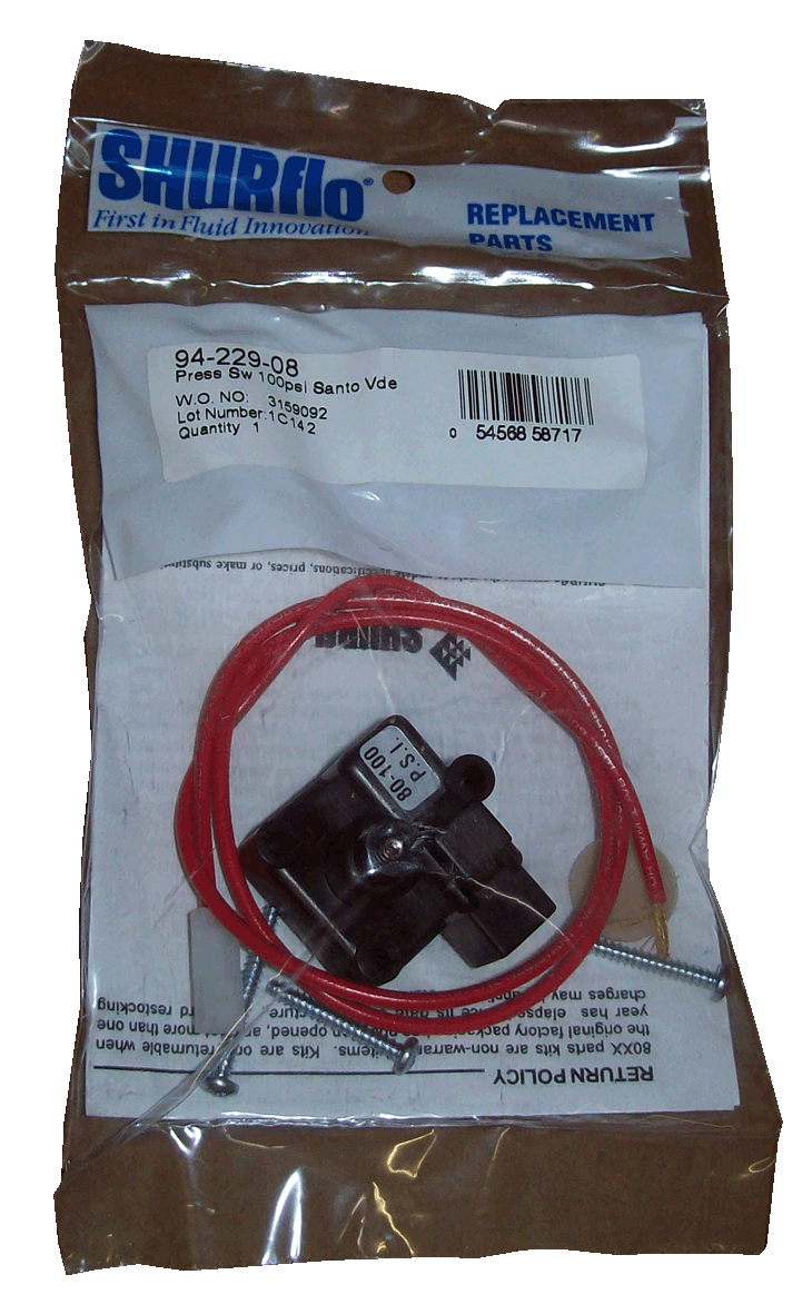 Shurflo Pump Switch Assembly