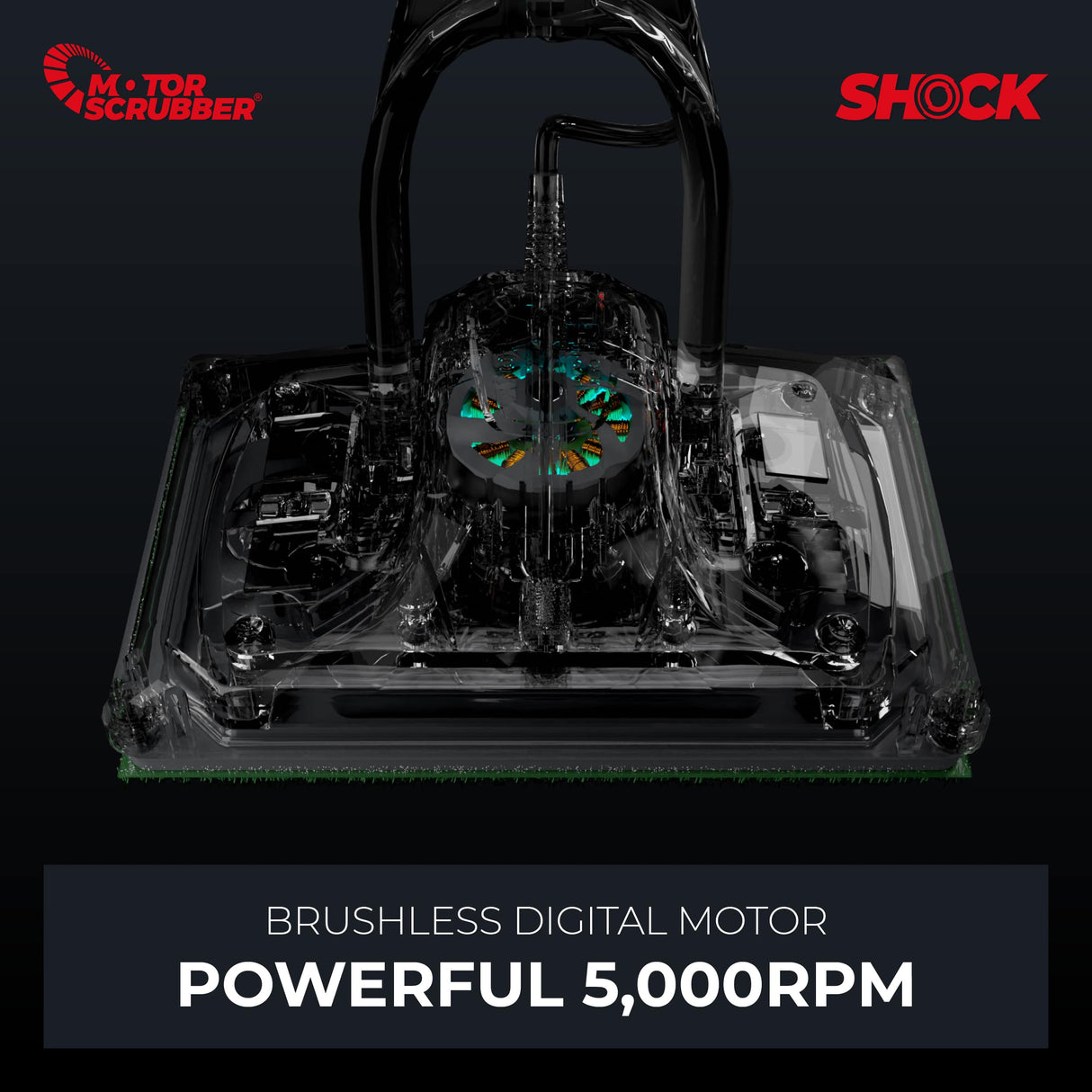 MotorScrubber SHOCK Starter Kit - Compact Oscillating Floor Scrubber