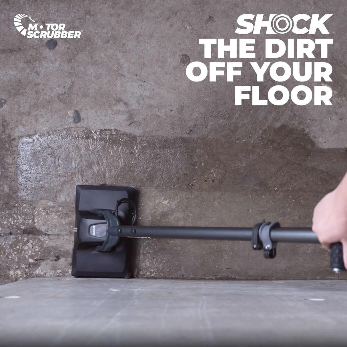 MotorScrubber SHOCK Starter Kit - Compact Oscillating Floor Scrubber