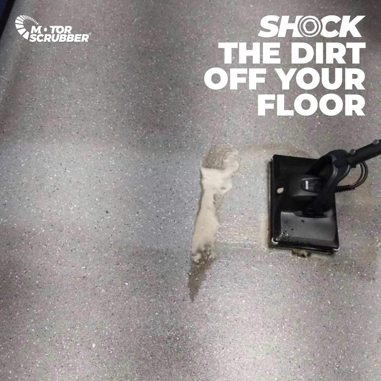MotorScrubber SHOCK Starter Kit - Compact Oscillating Floor Scrubber