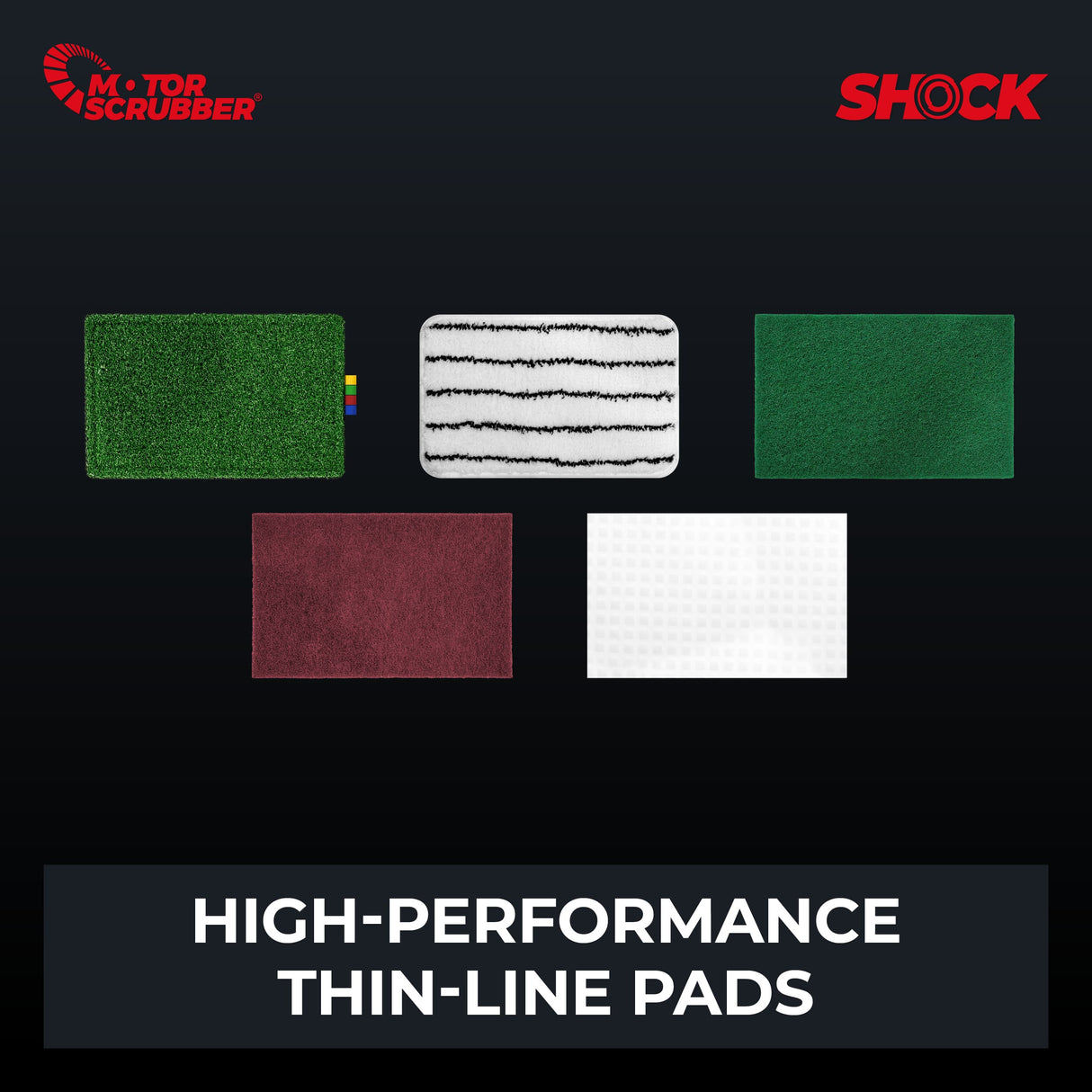 MotorScrubber SHOCK Starter Kit - Compact Oscillating Floor Scrubber