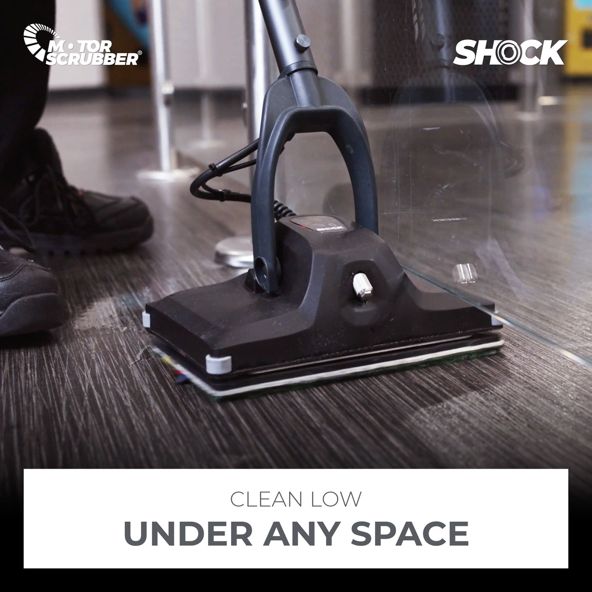 MotorScrubber SHOCK Starter Kit - Compact Oscillating Floor Scrubber