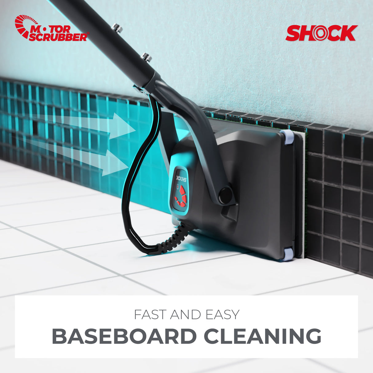 MotorScrubber SHOCK Starter Kit - Compact Oscillating Floor Scrubber