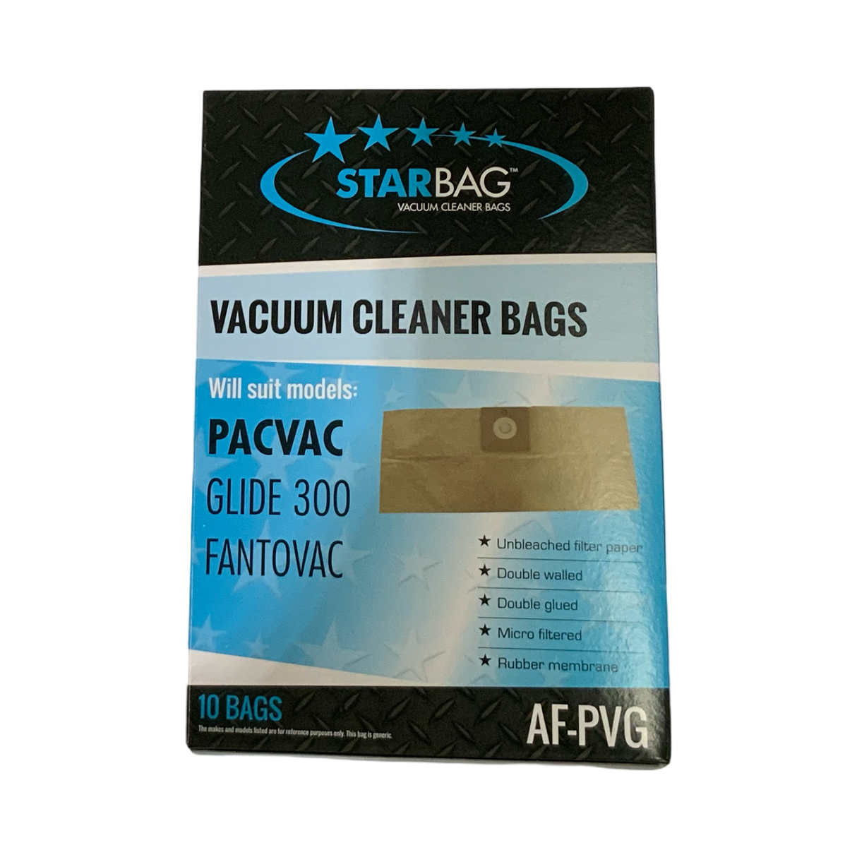 VAC BAG - PACVAC GLIDE (10PK PAPER) #AF-PVG