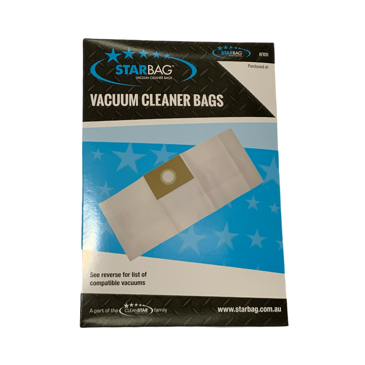 VAC BAG - CLEANSTAR VC15L, VC15LP, VB15LP (5PK PAPER) #AF1011