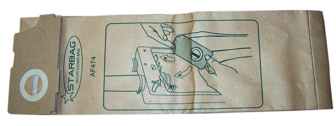 VAC BAG - CLEANFIX UPRIGHT (10PK PAPER) #AF474