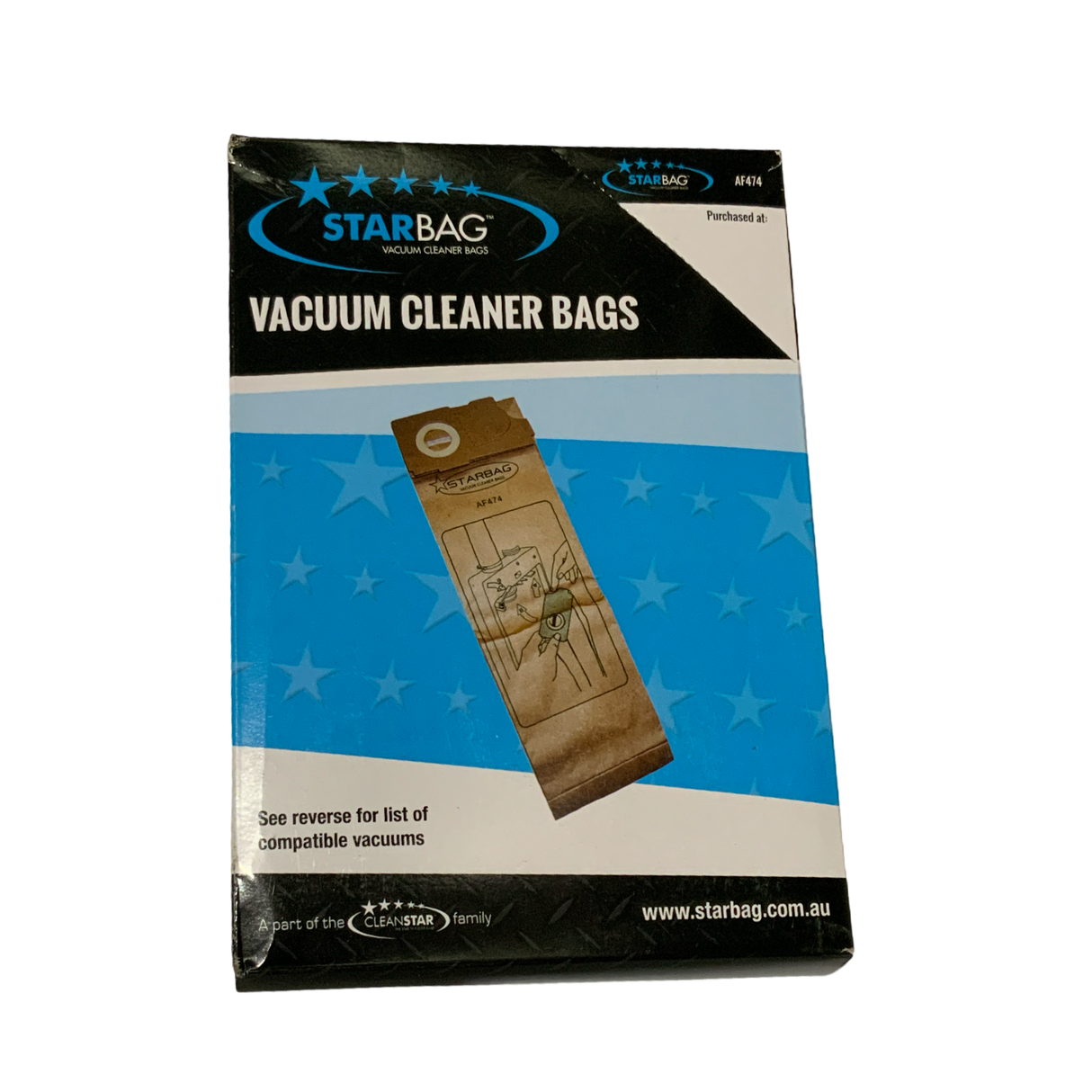 VAC BAG - CLEANFIX UPRIGHT (10PK PAPER) #AF474