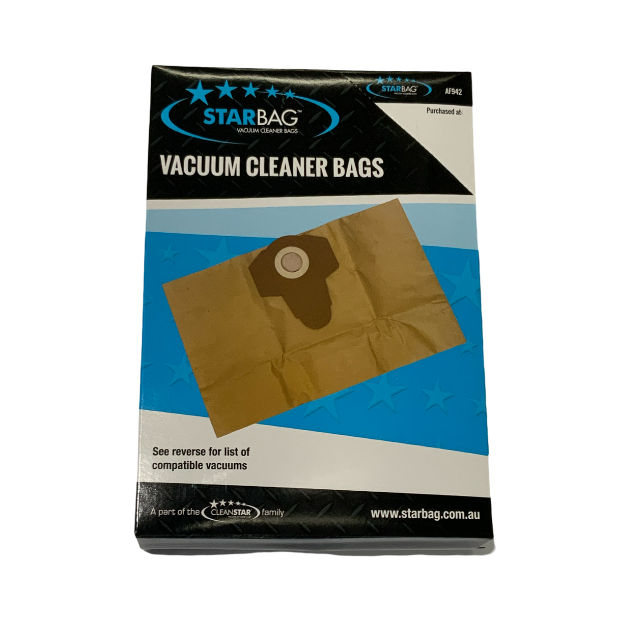 VAC BAG - RYOBI VC20, VC20HD, VC20HDRG, VC23 (5PK PAPER) #AF942