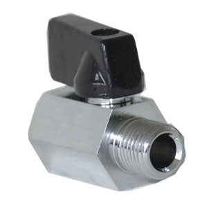 Ball Valve Chrome Plated MxF 1/4"