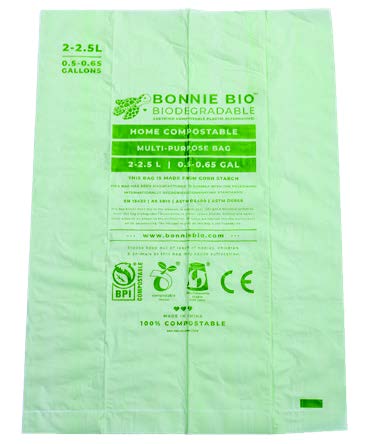 2-2.5L Compostable Multi-Purpose / Dog- Poop Bags - BONNIE BIO
48 ROLLS (15 BAGS PER ROLL)