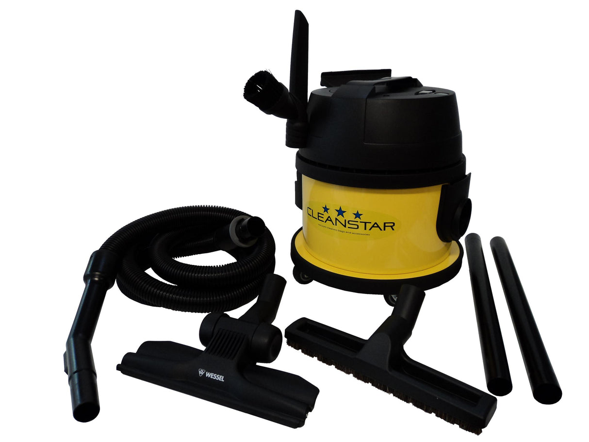 Cleanstar BUTLER 1200 Watt 10 Litre Dry Vacuum Cleaner (Yellow) - MADE IN EUROPE
