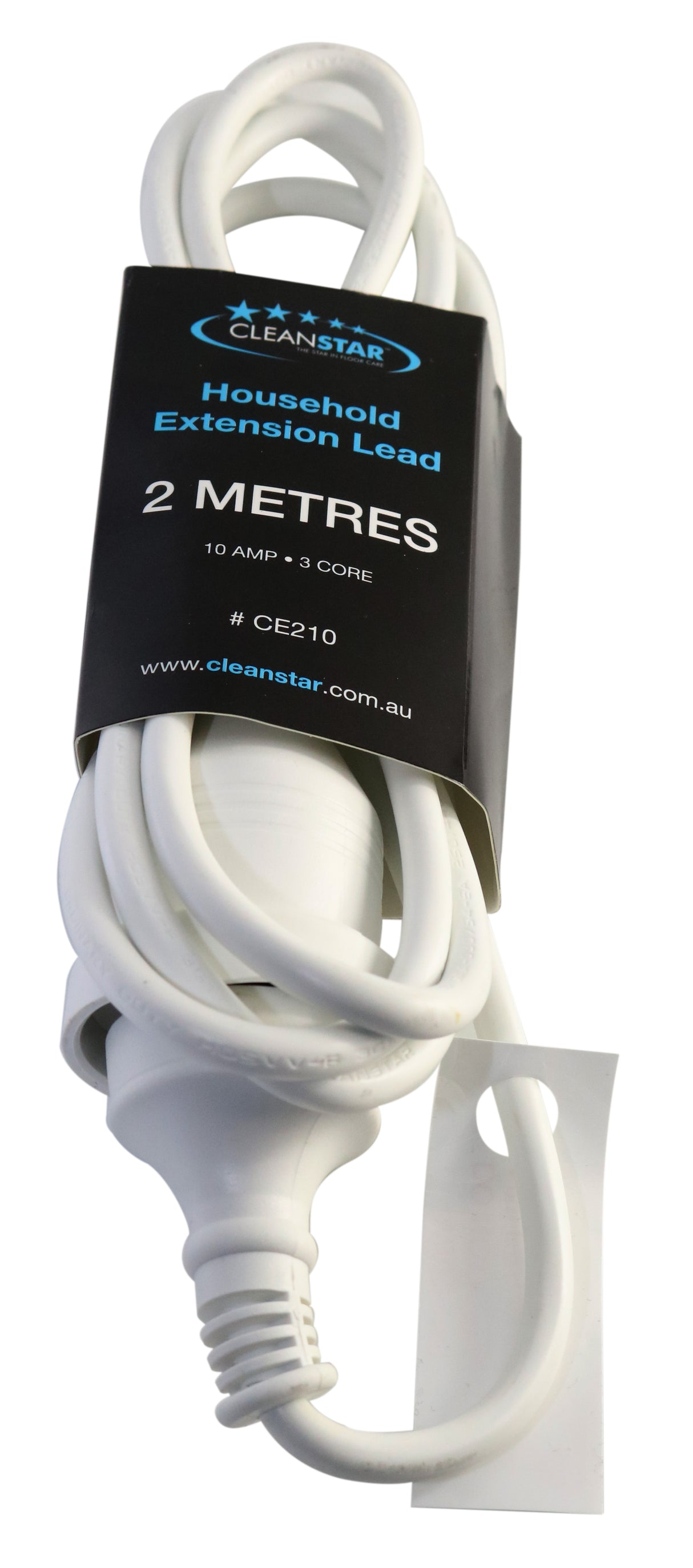 WHITE 2 metre Extension Household Lead