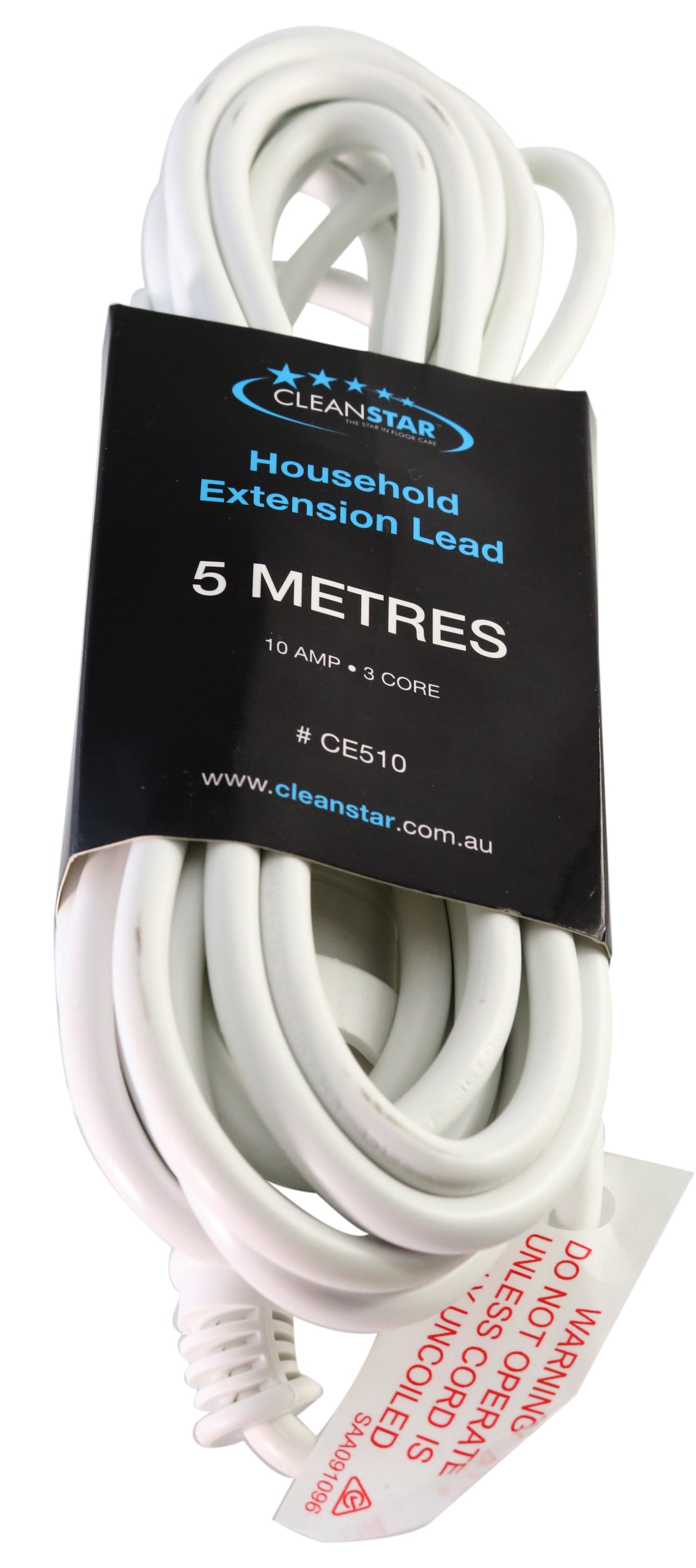 WHITE 5 metre Extension Household Lead