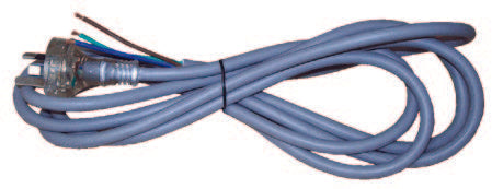 3 metre Powertool Repair Lead 10amp 3core HD-Grey