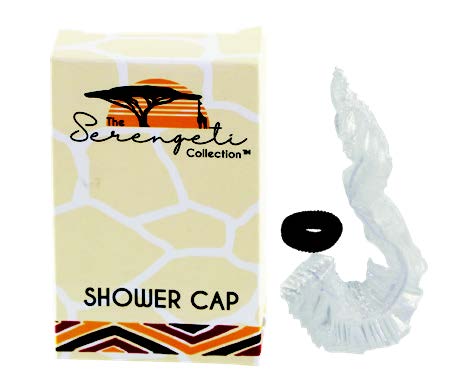 Showercap with Hairtie 250pk - Hotel Amenities (Serengeti Collection)