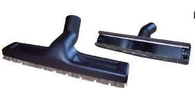 HARD FLOOR BRUSH with natural hair -35mm (36cm wide) (w/wheels)