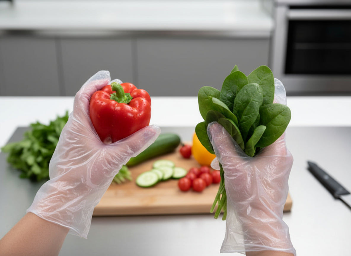 XL Gloves Compostable - FULL CARTON - BONNIE BIO 24 PACKS - 100 GLOVES PER PACK