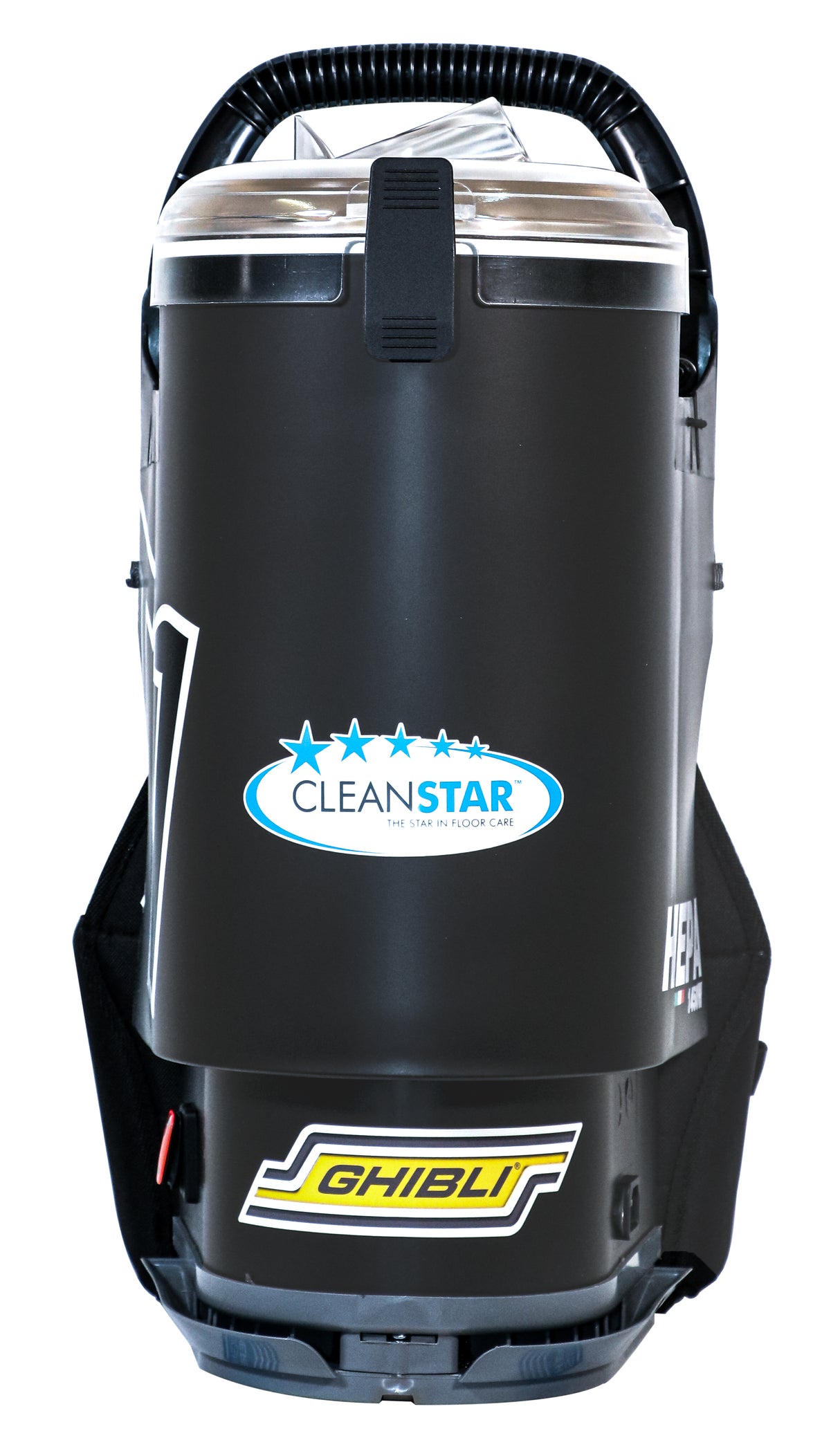 T1v3 Backpack - Black (with Clear Lid) "THE BEST BACKPACK" by Cleanstar Ghibli