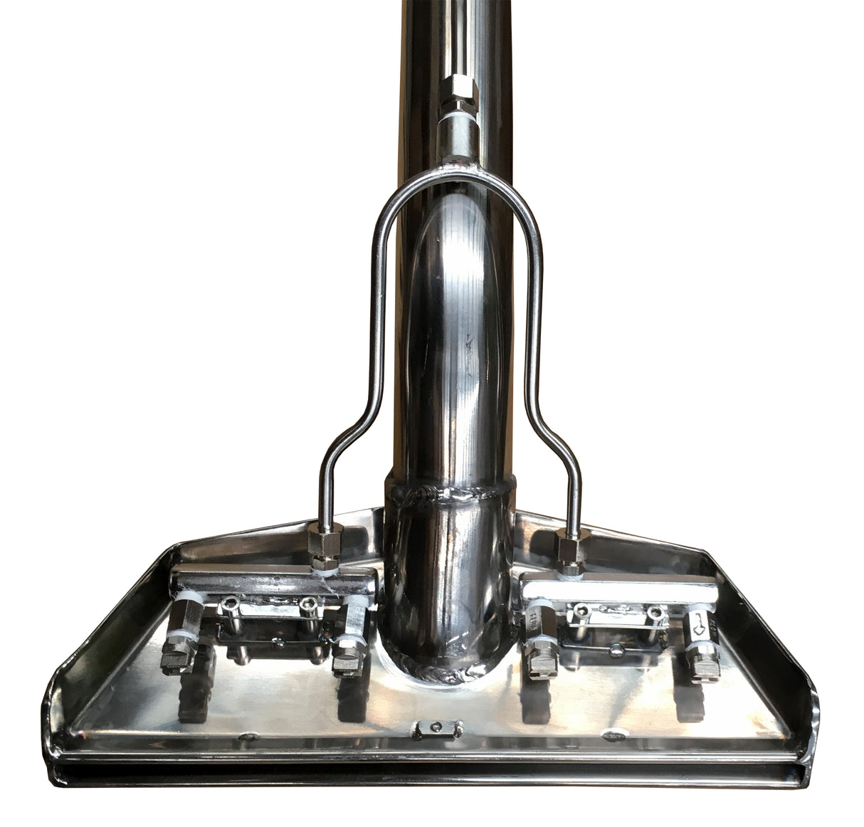 4 JET Low Profile Titanium Wand for Carpet Extractors (LPTM-4JET-2IN)