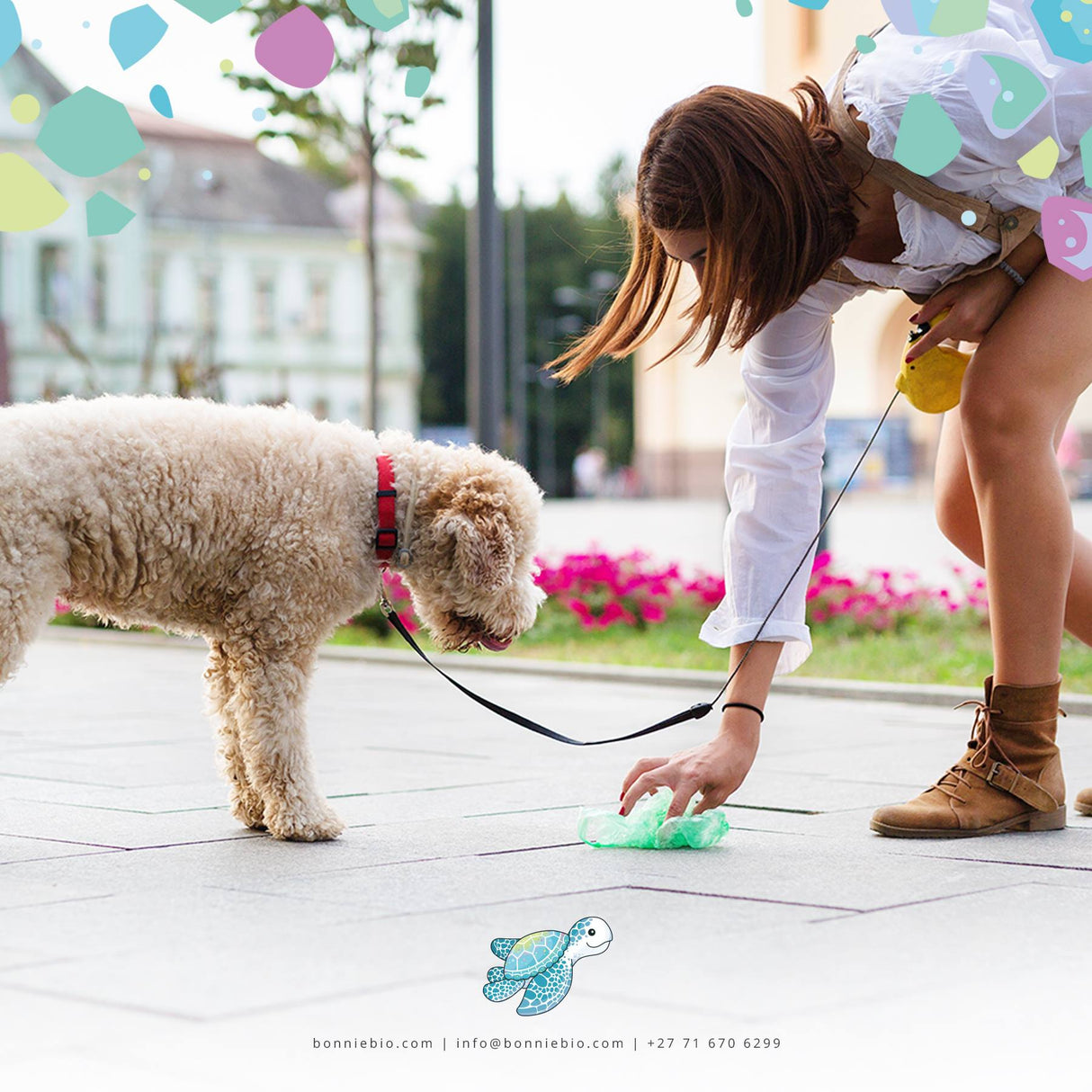 2L Compostable Bags - BONNIE BIO 9 ROLLS (225 BAGS PER ROLL)