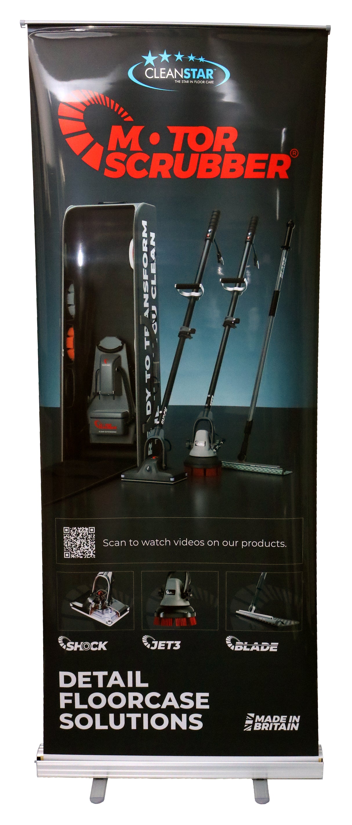 MOTORSCRUBBER PULLUP BANNER