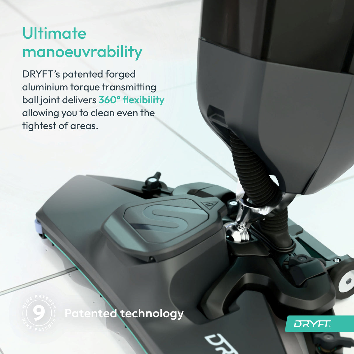 DRYFT S-Motion Scrubber Dryer "WORLD FIRST" INNOVATION. Made in UK