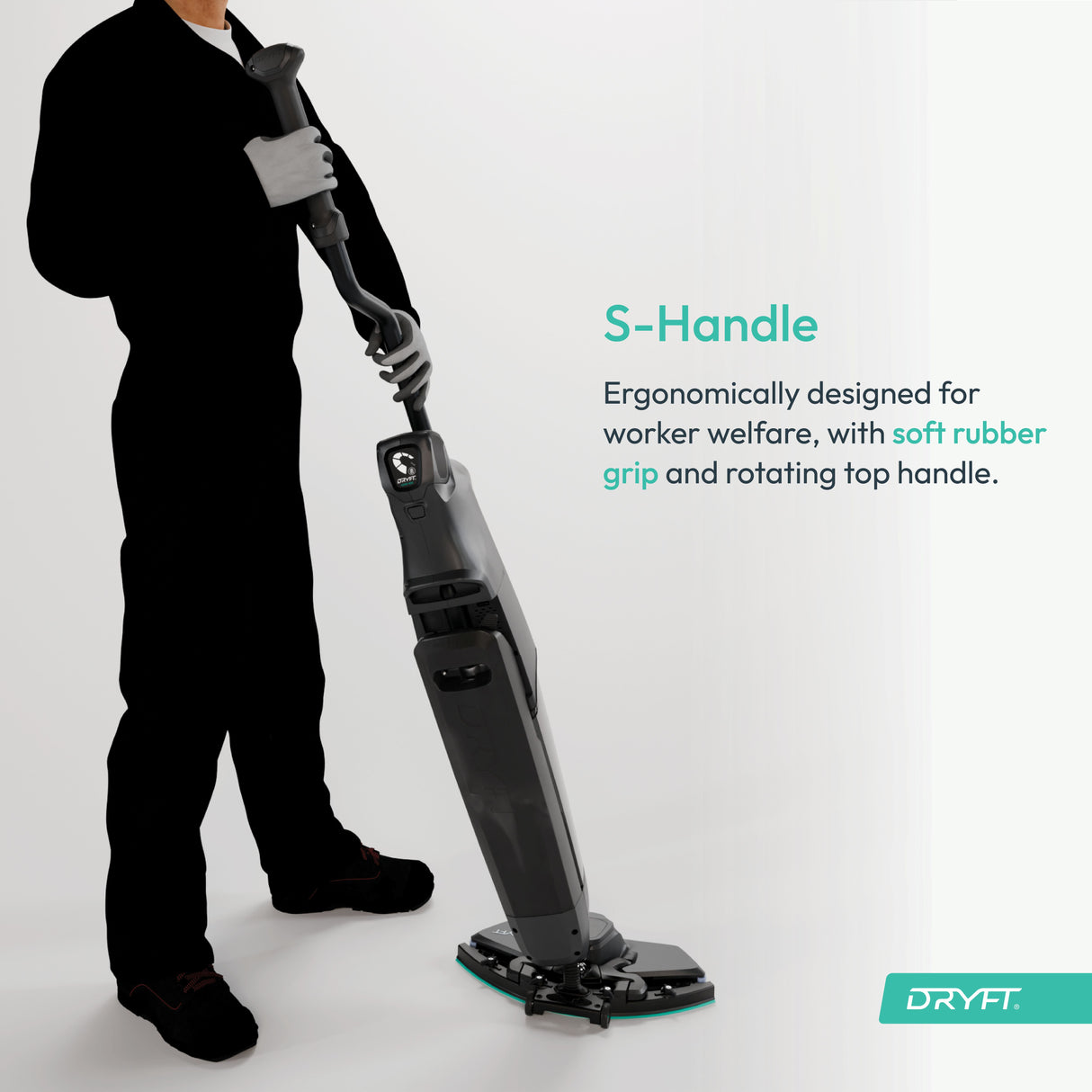 DRYFT S-Motion Scrubber Dryer "WORLD FIRST" INNOVATION. Made in UK