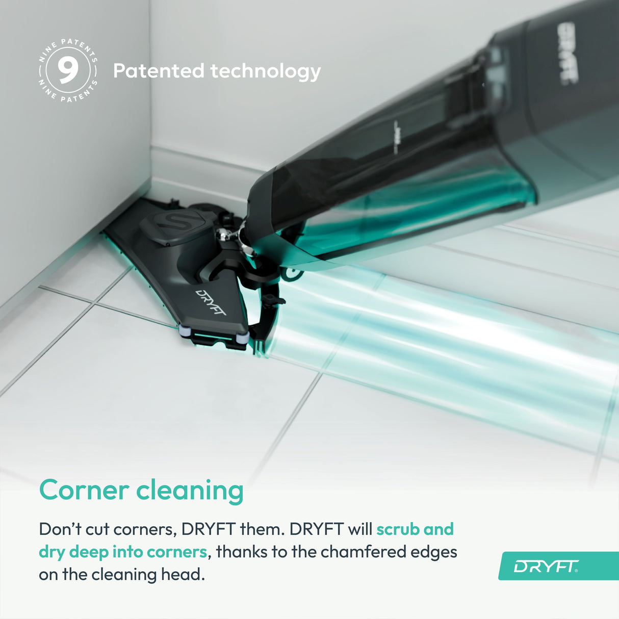 DRYFT S-Motion Scrubber Dryer "WORLD FIRST" INNOVATION. Made in UK