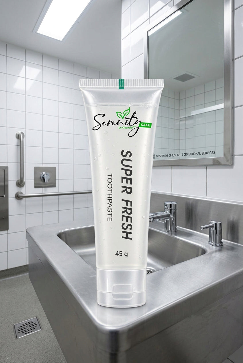 45 Gram Toothpaste - 150 pack- Serenity Safe for Correctional Facilities