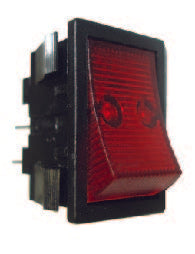 On/Off Switch Rocker Illuminated S6 4 Pole