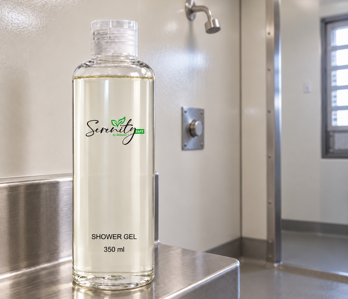 350ML Shower Gel - 24 pack - Serenity Safe for Correctional Facilities