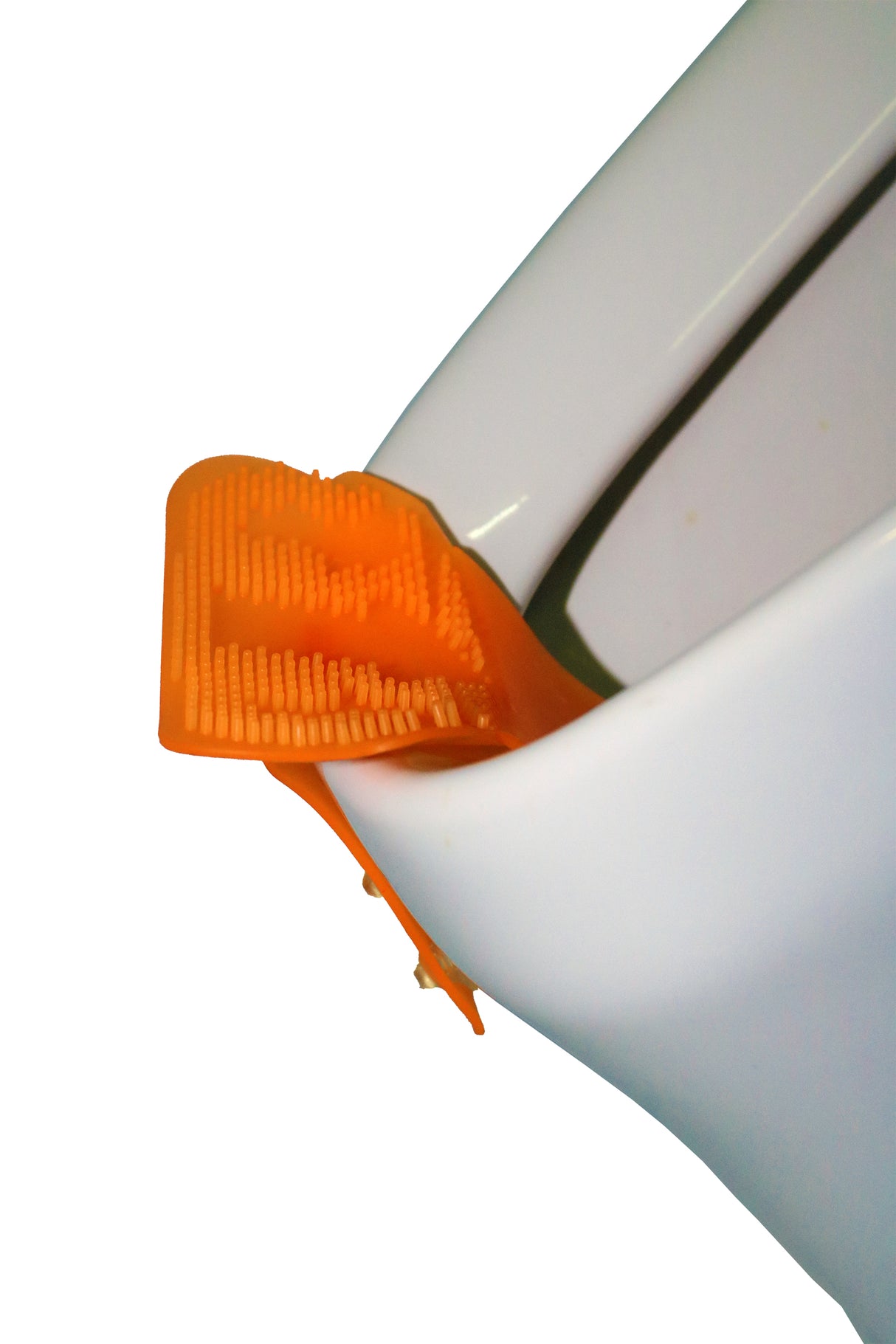 Drip-Catching Urinal Screen - ORANGE 10 Pack (With Clip) WORLD FIRST
