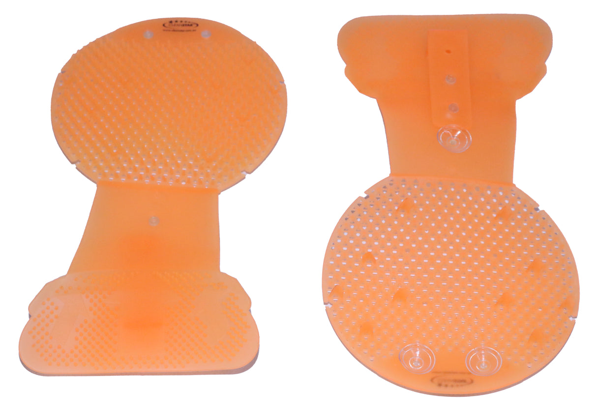 Drip-Catching Urinal Screen - ORANGE 10 Pack (With Clip) WORLD FIRST