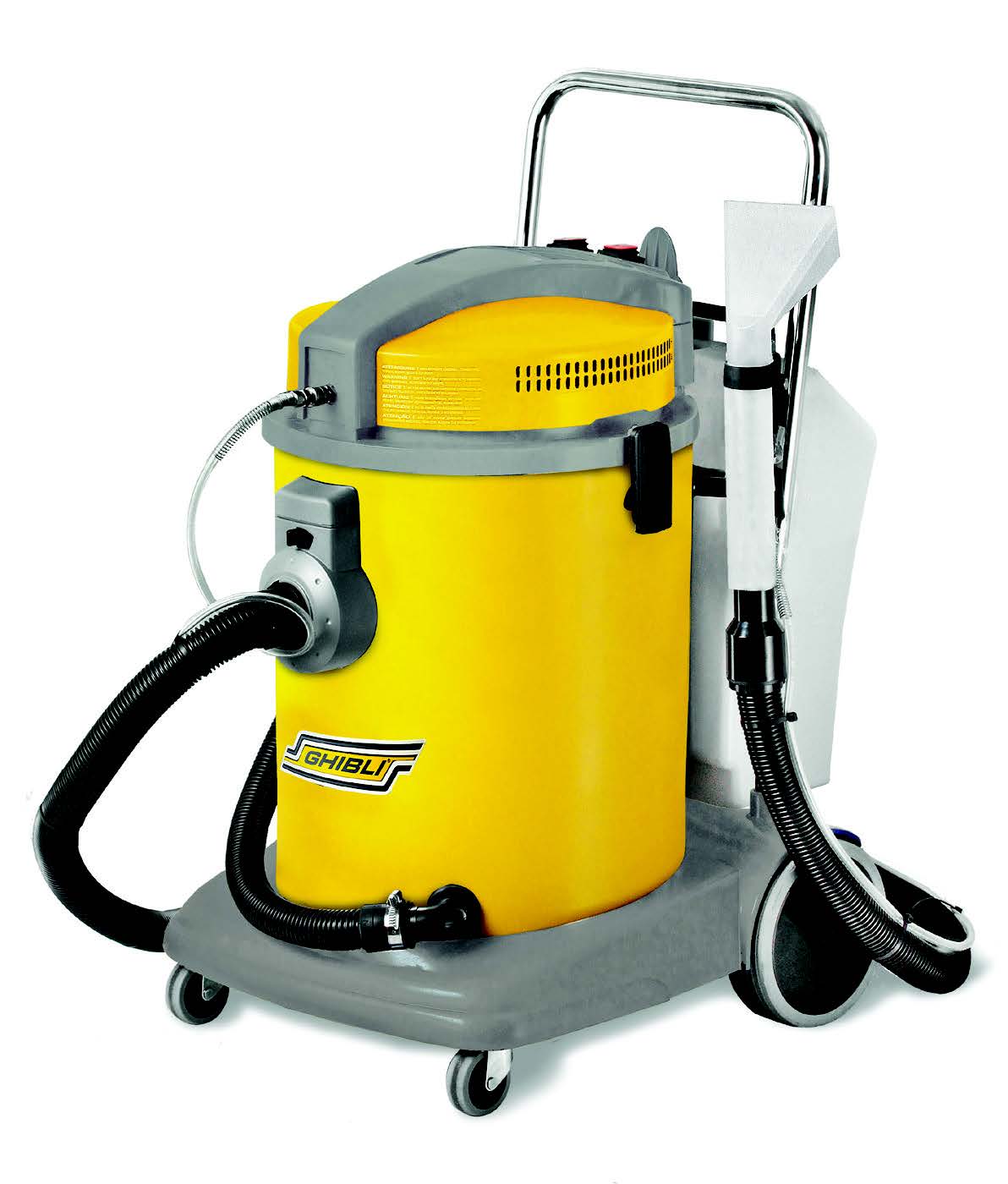 Ghibli M9P - 35 Litre Wet & Dry Vac & Extractor FULL SET (with Upholstery Tool & Floor Wand)