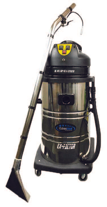 EX-FACTOR 80 Litre Extractor & Wet and Dry Vac (w/Uph Tool & Floor Wand)