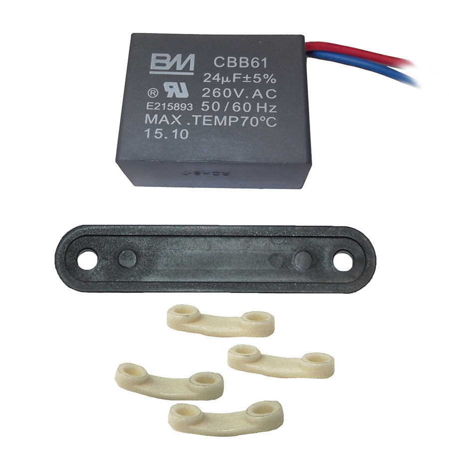 Capacitor & Clip - XPOWER AIRMOVERS