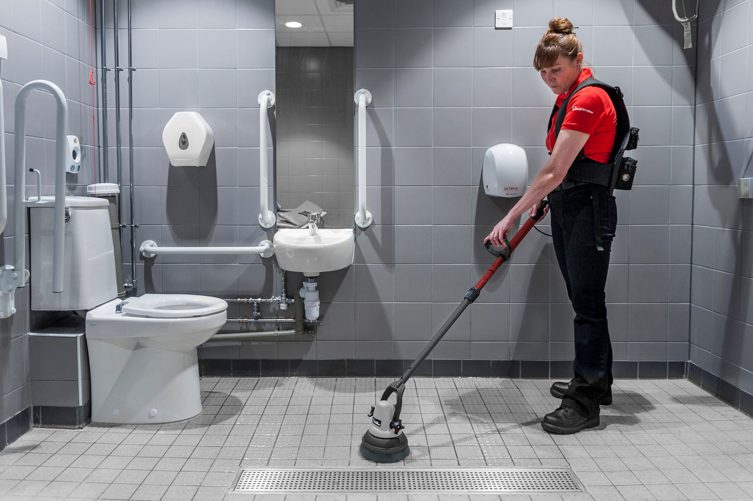 Motorscrubber M3M - Starter Kit with Medium Handle