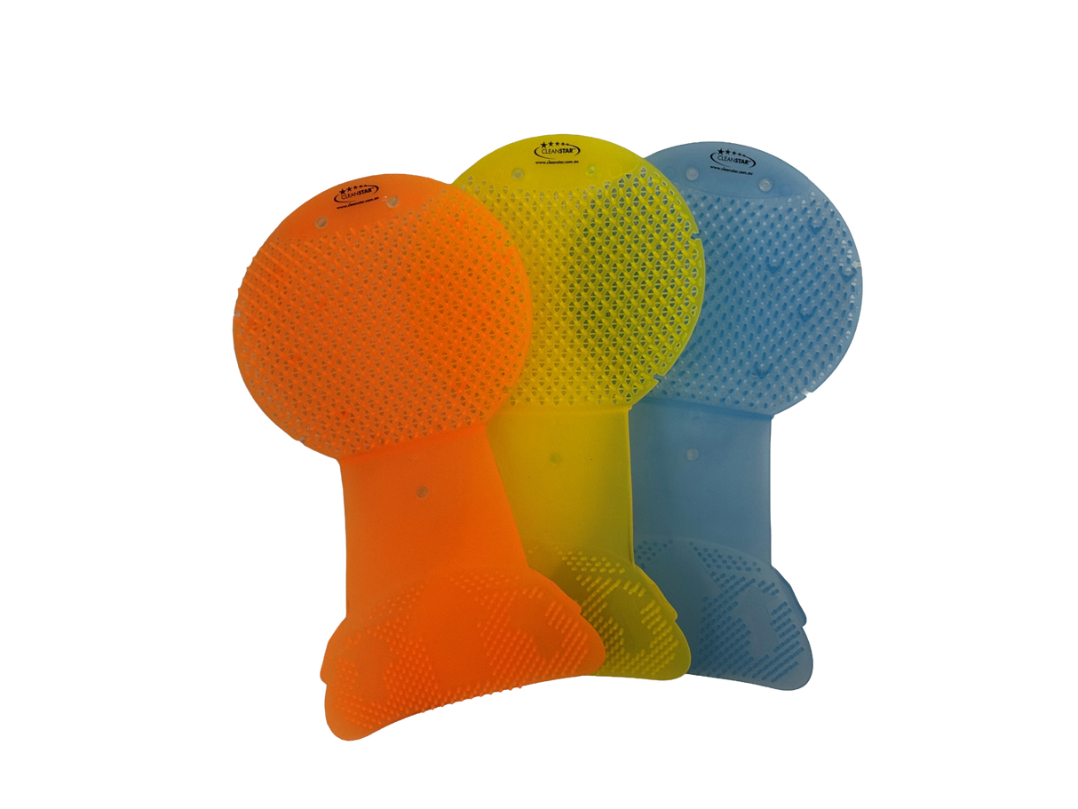 Drip-Catching Urinal Screen - ORANGE 10 Pack (With Clip) WORLD FIRST