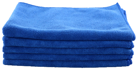 Colour-coded Cleanstar microfibre cleaning cloths for different cleaning tasks