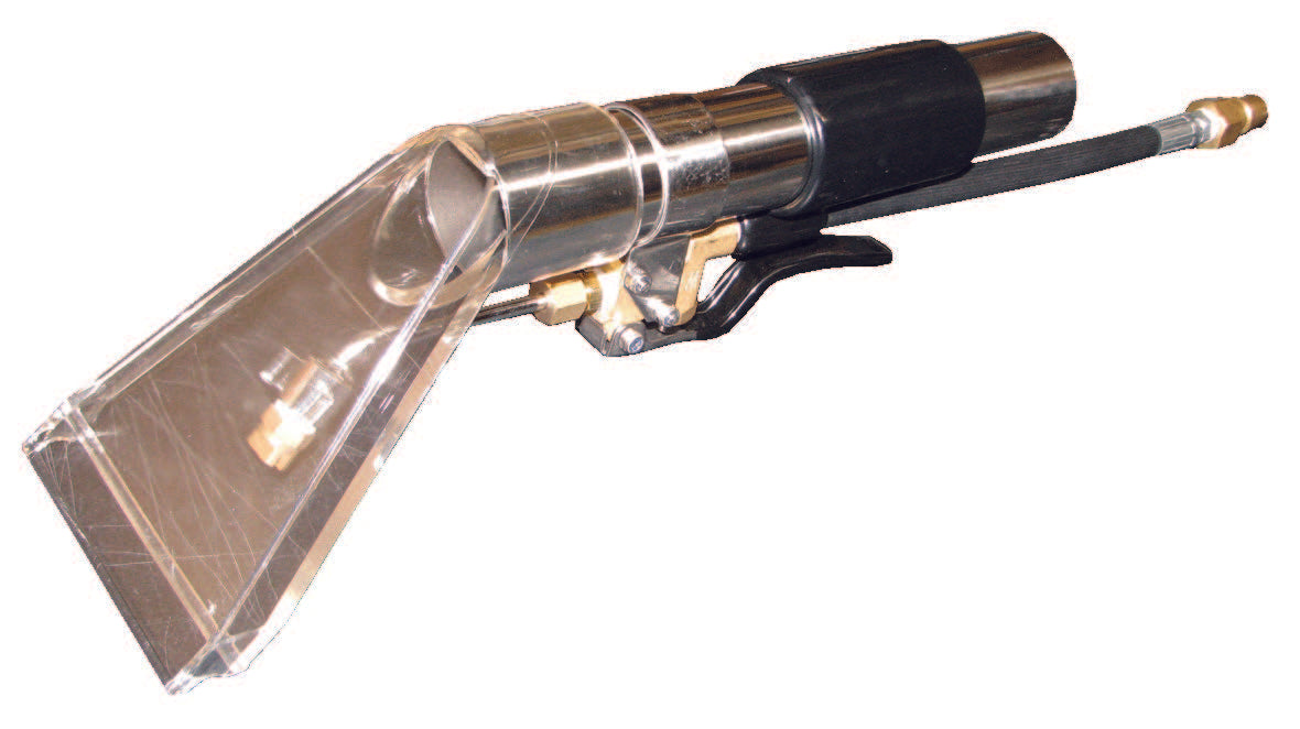 UPHOLSTERY TOOL Stainless Steel with CLEAR HEAD -  4" with Internal Jet