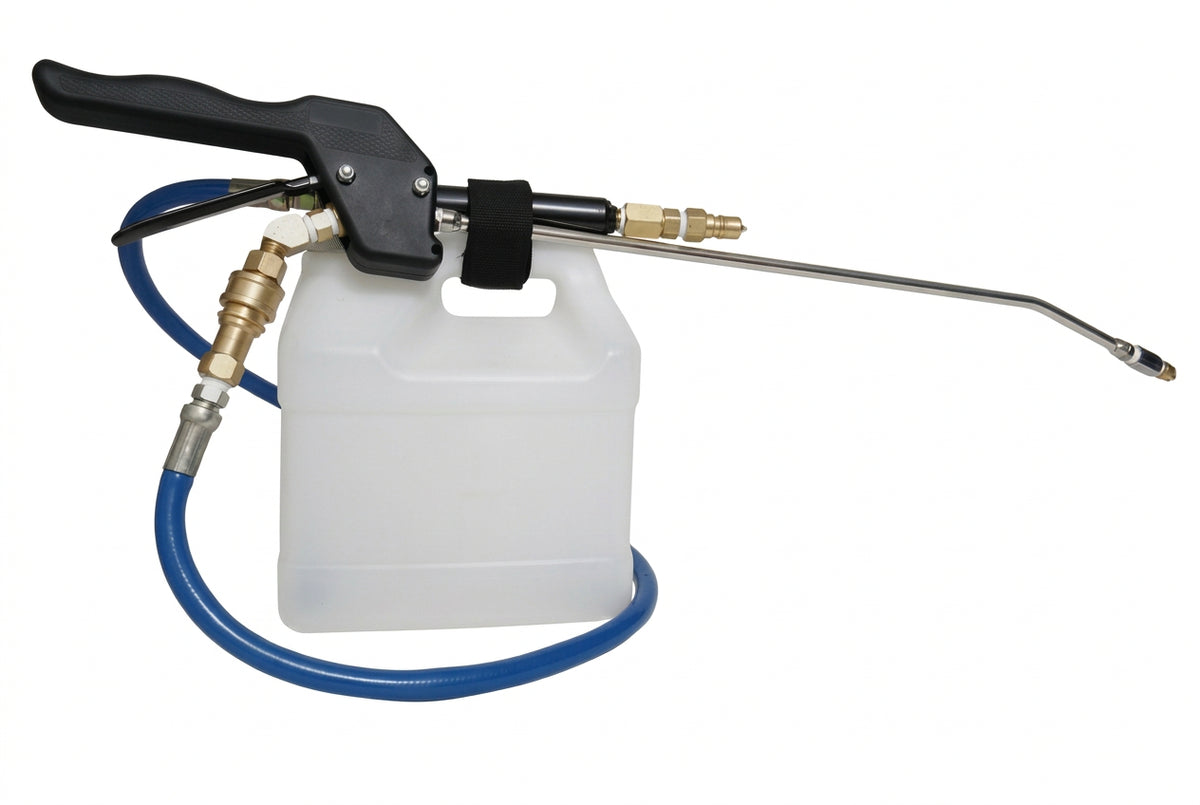 4:1 Carpet Cleaning Chemical Sprayer with Hose, Spray Gun & Bottle – Made in USA