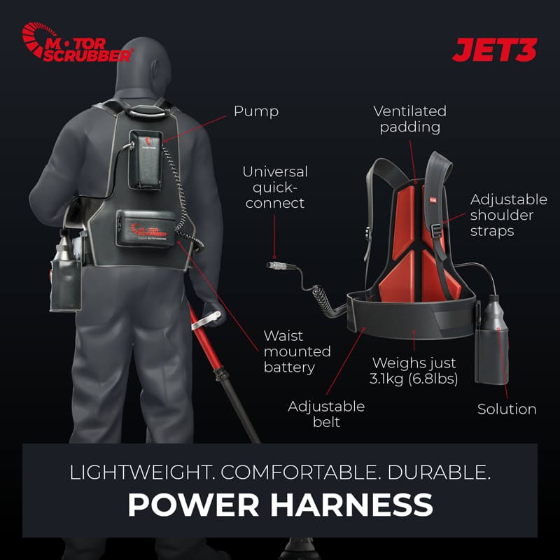 JET3 - MotorScrubber Full Starter Kit (with spray jet)