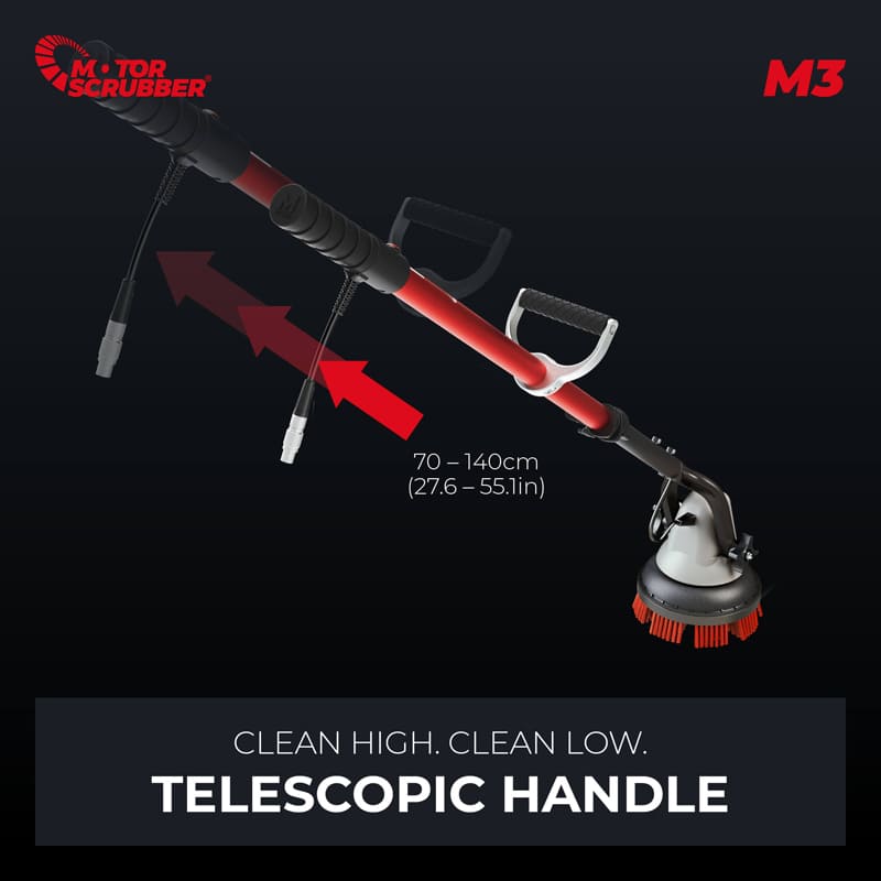 Motorscrubber M3M - Starter Kit with Medium Handle