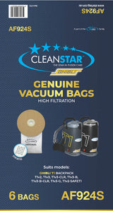 VAC BAG - RAPIDCLEAN RAPID VAC MKII BACKPACK, RVMKII (6PK SYNTHETIC) #AF924S